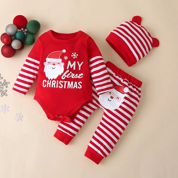 Newborn Doll Christmas Outfit Set