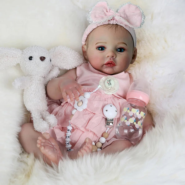 19 Inch Silicone Reborn Baby Girl Doll