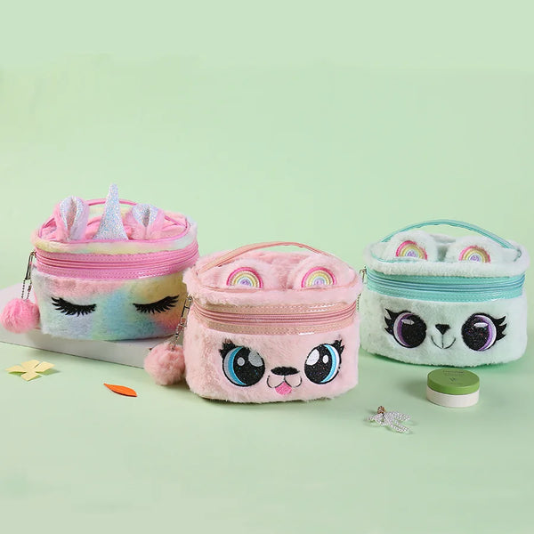 Newborn Doll Plush Makeup Bag