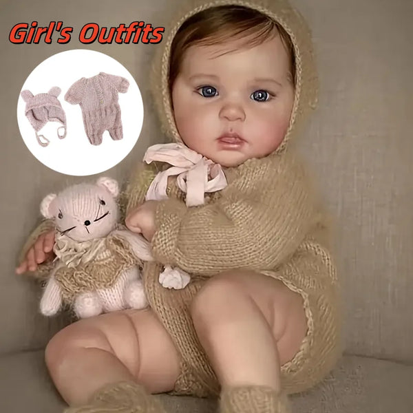 20 Inch Washable Reborn Baby Girl Doll