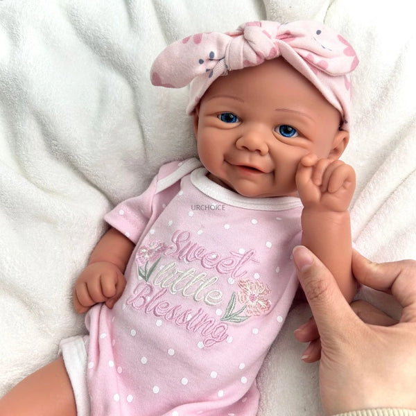 17 Inch Silicone Reborn Baby Girl Doll
