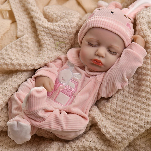 16 Inch Vinyl Reborn Baby Girl Doll